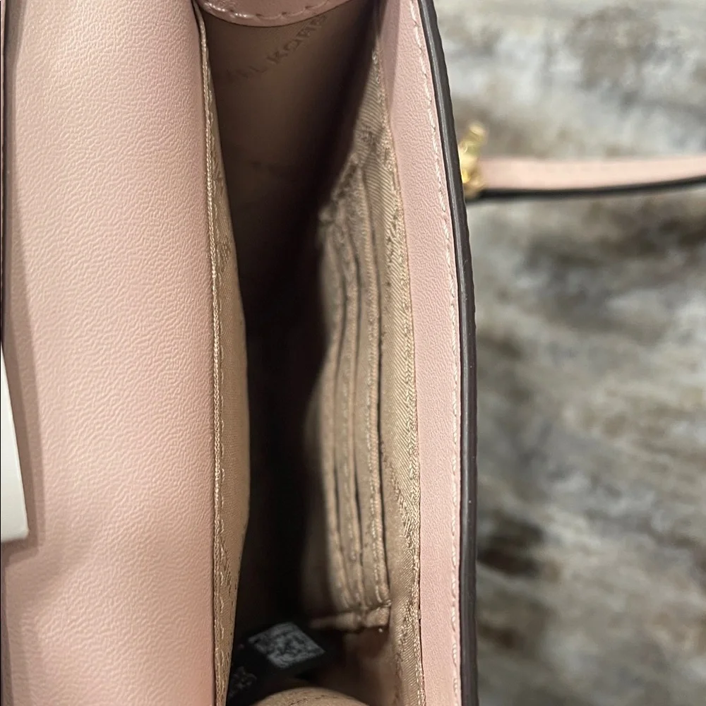 Michael Kors Pink and Cream Phone Crossbody - Picture 4 of 5
